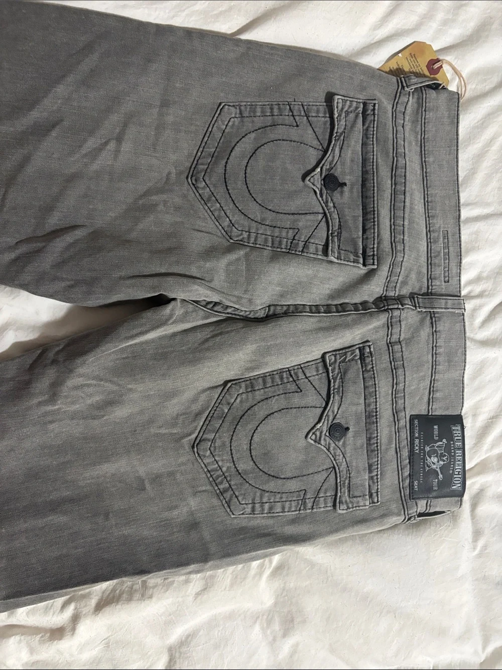 True Religion Men's Gray Jeans